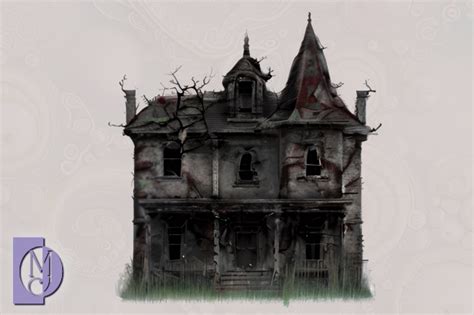 Haunted Houses Graphic By Monica Johansen · Creative Fabrica