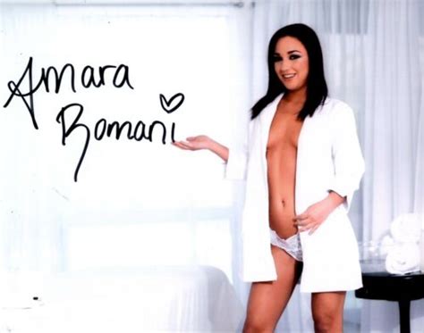 Amara Romani Super Sexy Hot Adult Model Signed 8x10 Photo Coa Proof 276 Ebay