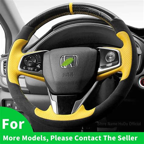 Car Steering Wheel Cover For Honda Civic 10 2016 2017 Crv Cr V 2017