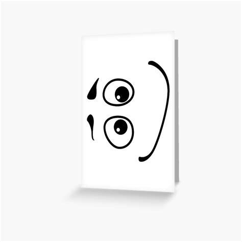 Sideways Smiley Face Greeting Card For Sale By Coots89 Redbubble