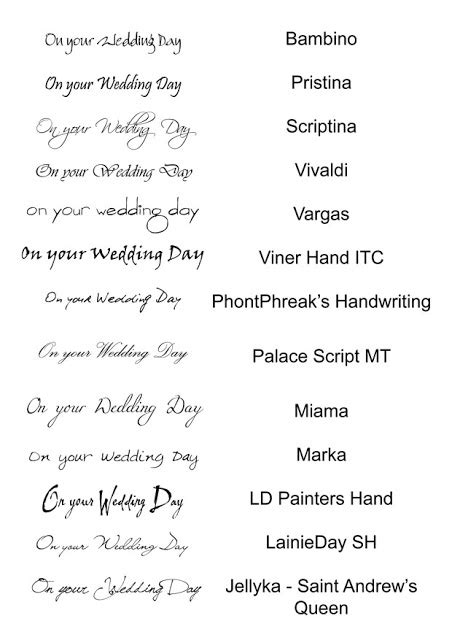 12 Font Styles For Wedding Invitations Images Wedding Invitations