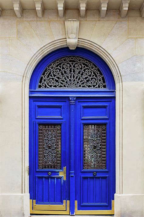 Blue Lace Door Paris France Photograph By Melanie