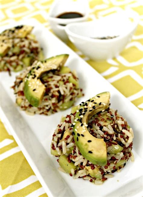 Avocado And Cucumber Sushi Salad 1000 Lovely Things Recipe