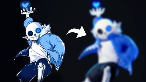 2d To 3d Sans From Undertale Youtube
