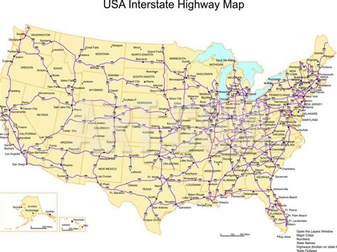 United States Map Interstate 10