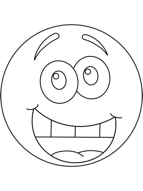 Coloring can be quite a recreational activity for your children. Printable Coloring Page: Happy Emotion