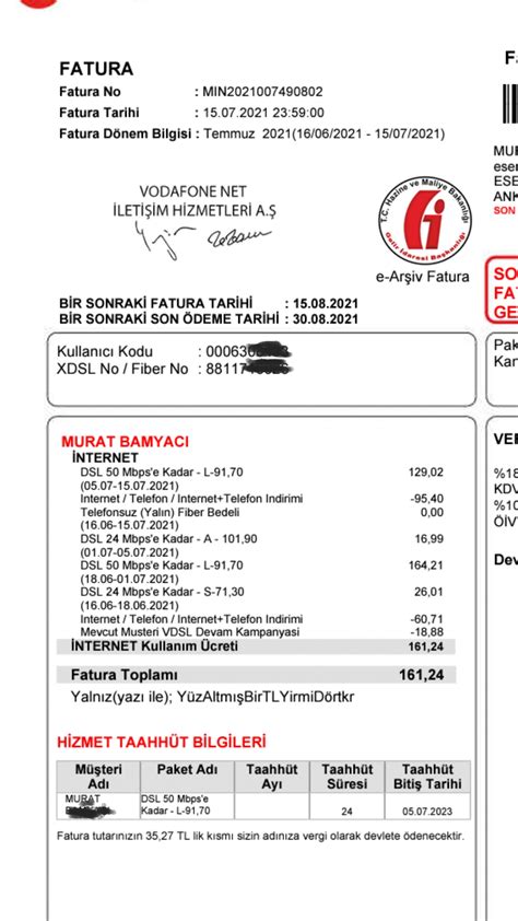 Vodafone net fatura şişiriyor DonanımHaber Forum