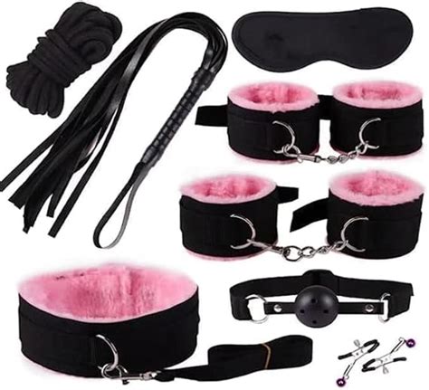 Amazon Com PCS Pink Bondaged Restraints Sex Set For Bed Sexy Straps For Couples Bed Sex Ties