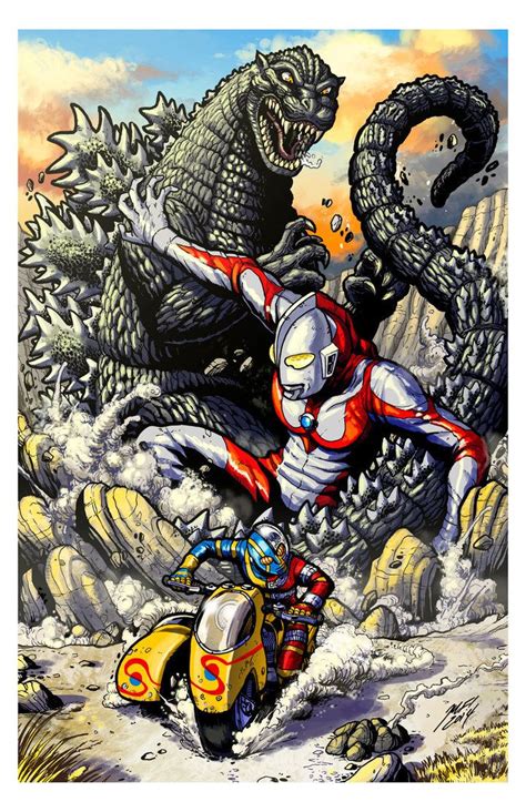 Matt Frank Godzilla Master Godzilla Vs Kaiju Art Godzilla