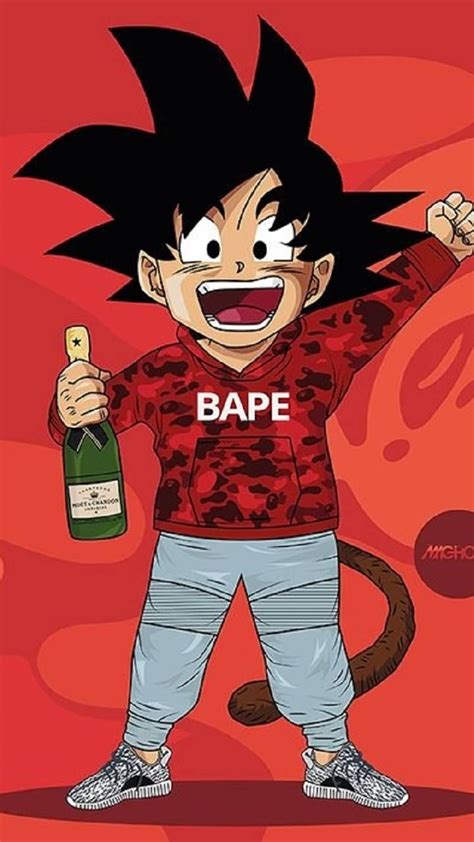 Goku Bape Dragon Ball Super Manga Bape Wallpapers Anime Dragon Ball
