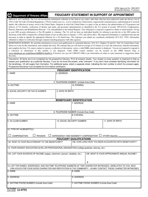 Va Form 21 592 Fill Online Printable Fillable Blank Pdffiller