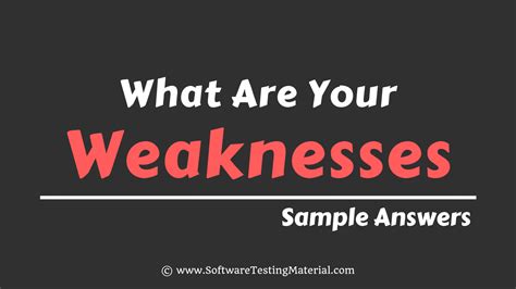 How to answer what are your weaknesses 3 step guide. What are your weaknesses Interview Questions | Sample Answers