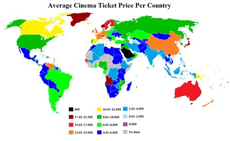 Average movie ticket prices in the u.s. What Is The Average Price Of A Cinema Ticket? / How Much ...
