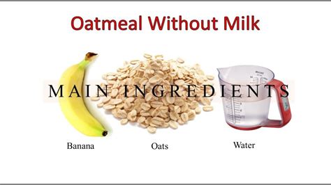 How To Make Oatmeal Without Milk No Milk Oatmeal Recipe Healthy