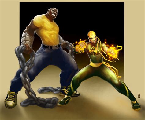Artstation Power Man Aka Luke Cage And Iron Fist