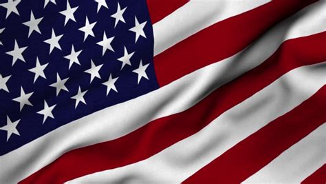 American Flag Blowing In The Stock Footage Video 100 Royalty Free