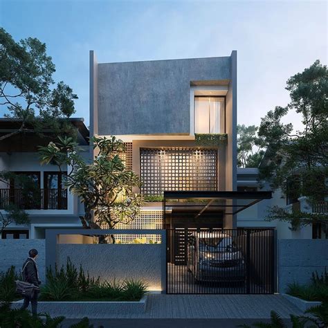 Tren desain rumah minimalis adalah salah satu yang paling konsisten di dalam dunia interior . 10 Model Rumah Minimalis 2 Lantai Sederhana Di Lahan ...