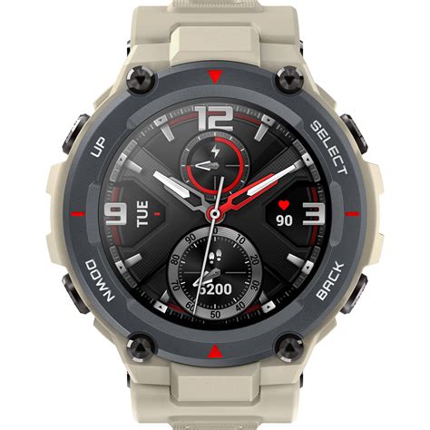 Sports tracking is solid overall, and it delivers on the promise of big battery life. Amazfit T-Rex Multi-Sport GPS Smartwatch (48mm, Khaki ...