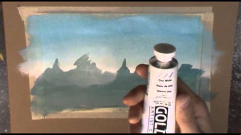 Acrylic Painting Tutorial Mist And Fog Youtube