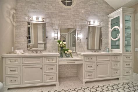 For master bathrooms, it is advisable to steer away from pedestal sinks. DSC_0148_49_50 | Master bathroom vanity, Bathroom remodel ...