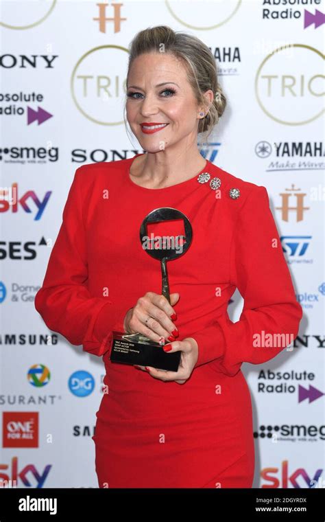 kellie bright wins the soap actor award sponsored by samsung at the tric awards 2020 held at the