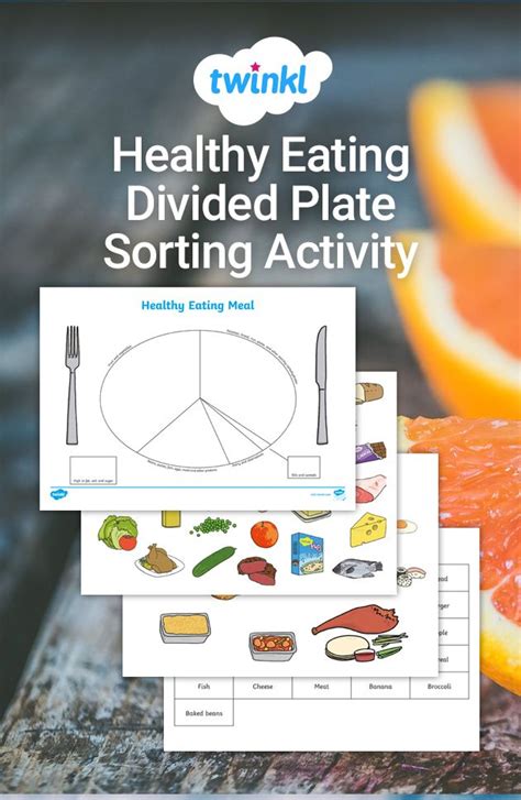 Limit foods high in fat, sodium and added sugar. Healthy Eating Divided Plate Sorting Activity in 2020 ...