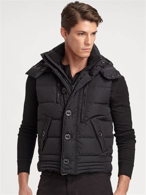 Size ralph lauren black label. Lyst - Ralph lauren black label Metropolis Down Vest in ...