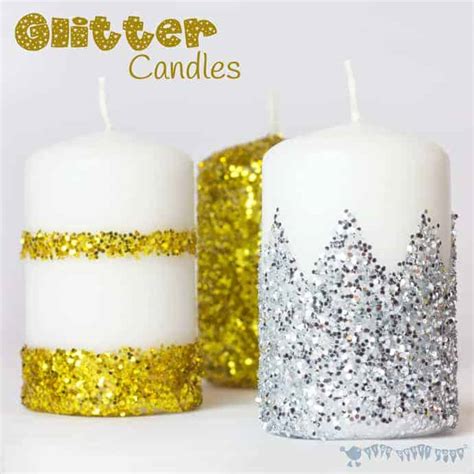 How To Make Glitter Candles Kids Craft Room