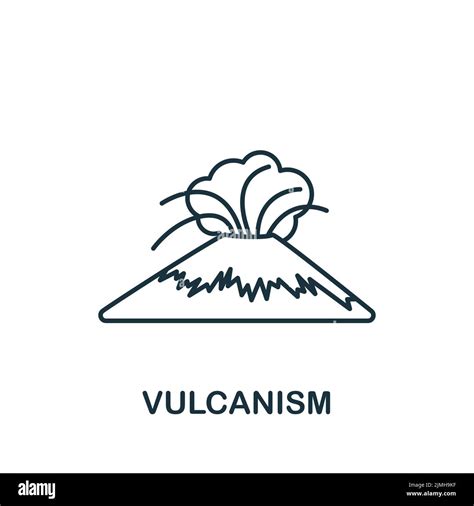 Vulcanism Icon Monochrome Simple Icon For Templates Web Design And