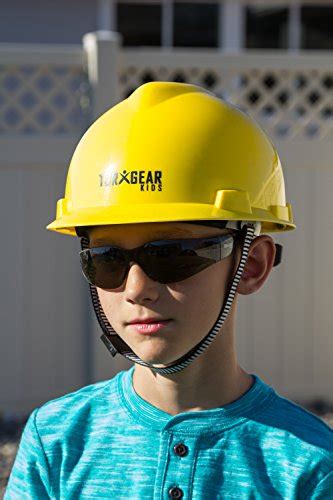 Child Hard Hat Ages 7 To 12 Kids Yellow Safety Construction Helmet