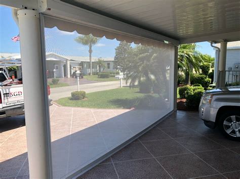 Motorized Garage Screens Lakeland Fl Davenport Fl Lake Wales Fl