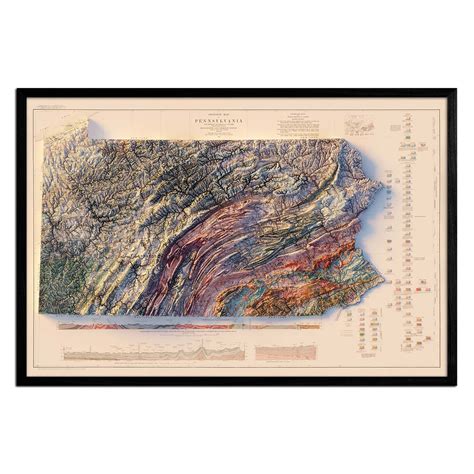 Pennsylvania 1931 Usgs Map Flat Print On Archival Fine Art Paper