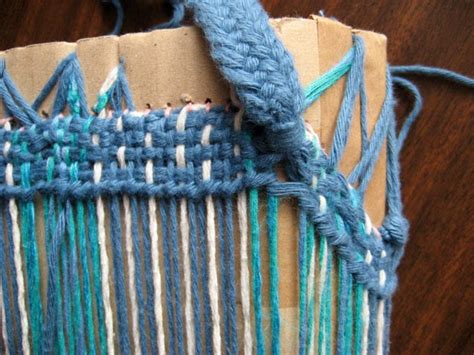 Ruths Weaving Projects Turquoise Hand Bag Part 2