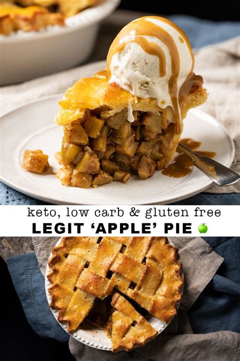 It's been a hit with my family and friends. (Mock!) Gluten Free, Low Carb & Keto Apple Pie (with our ...