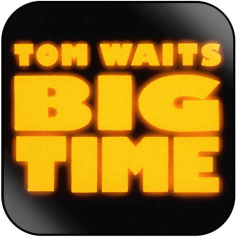 Tom Waits Big Time Album Cover Sticker