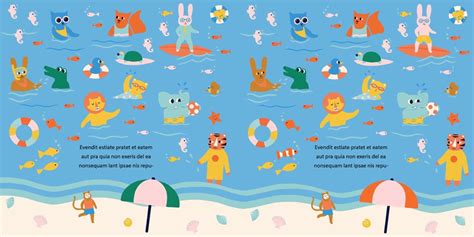 New At The Beach Spot The Difference By Naomi Wilkinson Board Book