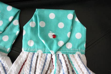 Tutorial How To Make A Kitchen Towel With Snaps Kitchen Towels