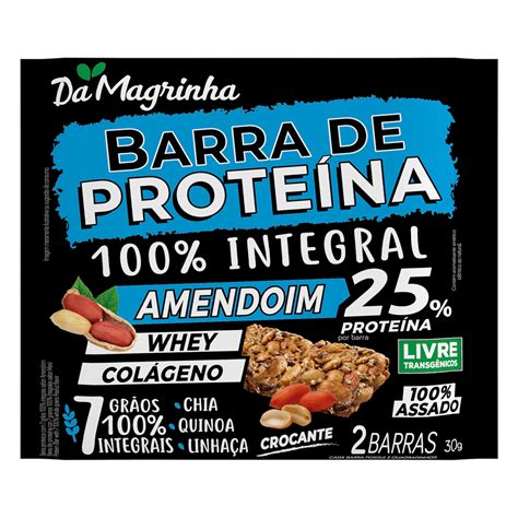 Bar Proteina Da Magrinha Amoendoin 30 Gr