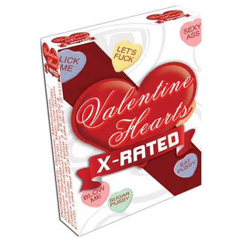 X Rated Valentine Hearts Candy Funny Edible Adult Novelties Sexyland