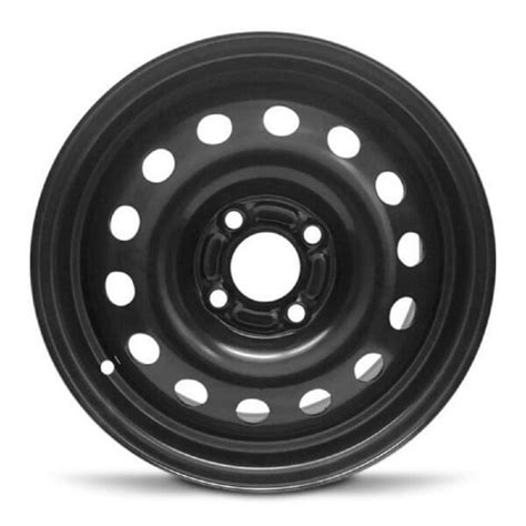 Road Ready 15 Steel Wheel Rim For 11 13 Ford Fiesta 15x6 Inch Black 4
