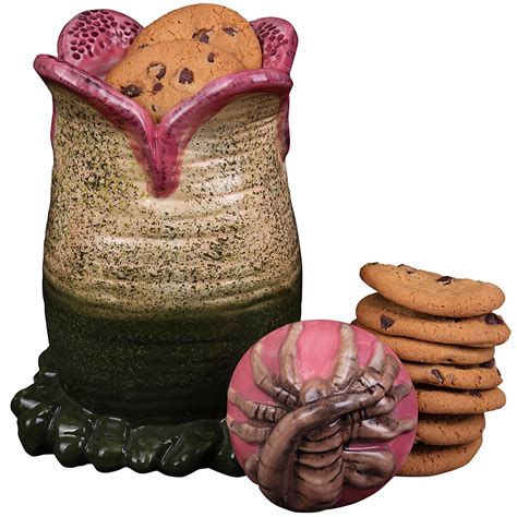 Latest gift guide for him from the official giftadvisor.com site. Alien Egg Facehugger Cookie Jar - Celestes Toys and Gifts