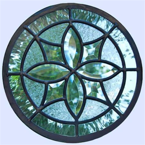 Turquoise blue and green iridescent tiffany stained glass round circle tiles for mosaics// round retro tiles//mosaic supplies//crafts. Circles Leaded Stained Glass Custom Windows Custom Glass ...