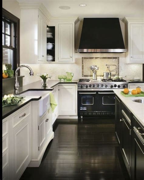 A Stylish Black And White Kitchen Plays Up High Contrast Love It