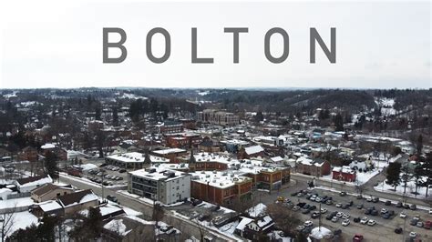 Bolton With Drone Winter Ontario Youtube
