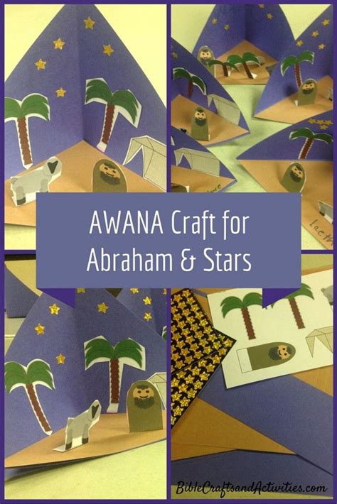 Abraham Craft As Many As The Stars Bible Crafts Bible Lessons For