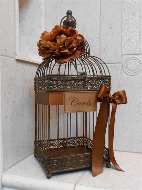 Check spelling or type a new query. Wedding Card Box / Bird Cage Wedding Card Holder / Rustic Wedding Cardholder / Rustic Wedding ...
