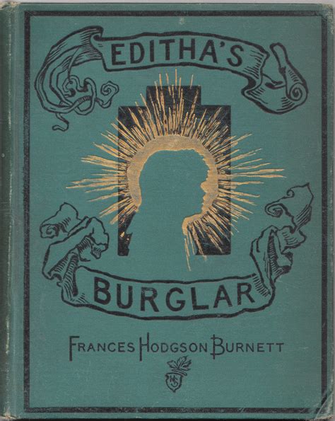Edithas Burglar By Burnett Frances Hodgson Hardcover 1888 First