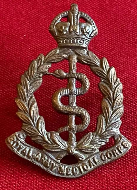 Post Ww2 British Military Cap Badge The Royal Army Medical Corps