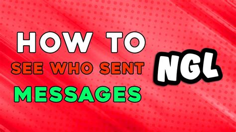 How To See Who Sent A Message On Ngl Quick And Easy Youtube