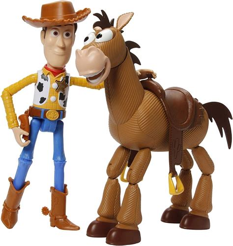 Set 2 Juguetes Woody Caballo Tiro Blanco Toy Story 4 25cm 99900 En